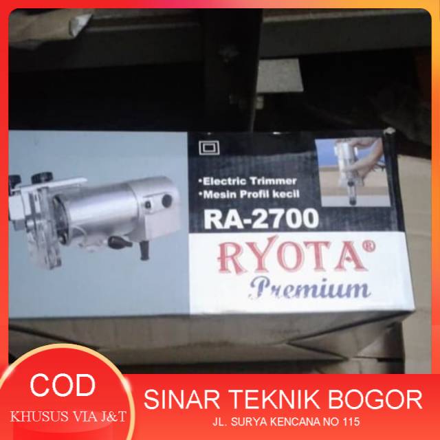 Ryota RA-2700 Mesin Profil Router Kecil Wood Trimmer ra 2700