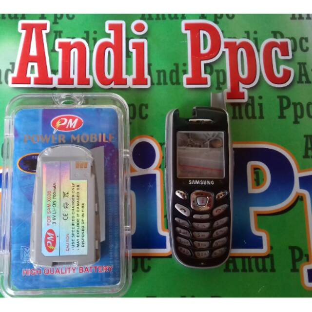Casing Samsung X600 Hitam Dan Battery