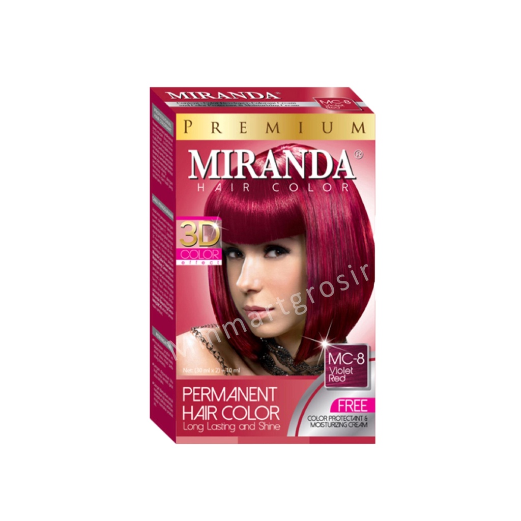 Miranda / Cat Rambut / MC-8 Violet Red / 30mlx2 + 10ml