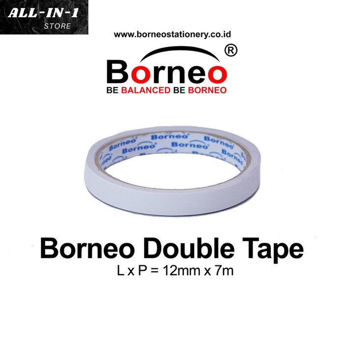 

Borneo Double Tape Panjang 7mm x 7m, Doble Tape Kuat