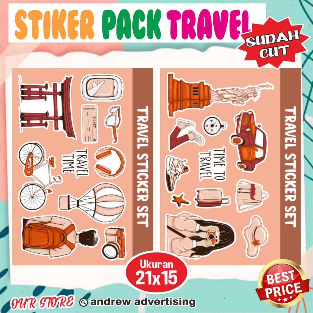 STIKER TRAVEL | STIKER AESTHETIC | STIKER TUMBLR | STIKER HP | STIKER BINDER | STIKER LAPTOP