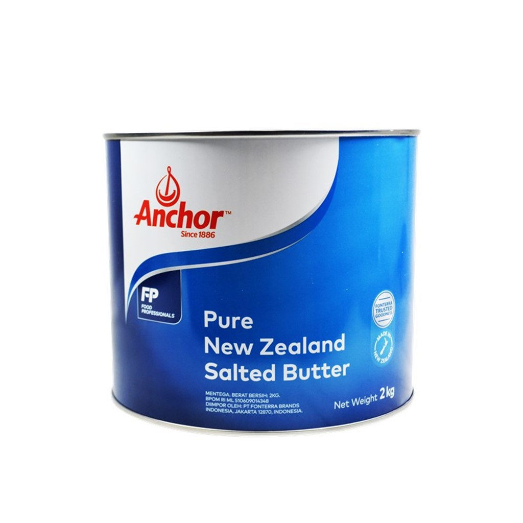 

Anchor Salted Butter 2kg - Mentega Asin New Zealand