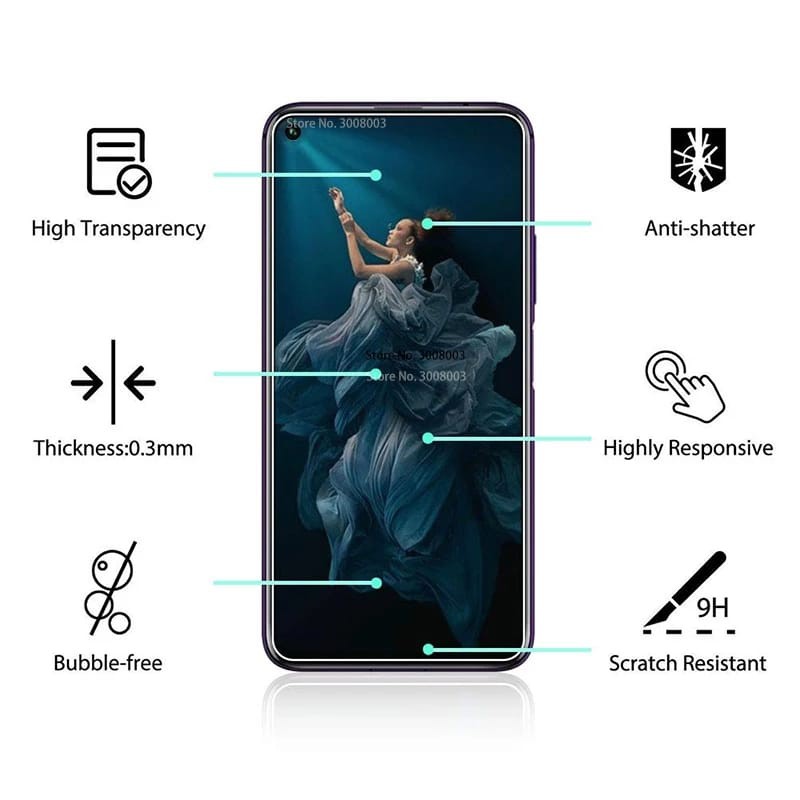 Tempered Glass Layar Vivo Y15S / Vivo Y21T / Vivo S1 Pro / V15 Pro Y12 Y15 Y17 V19 Full Cover Warna 5D/6D/9D/21D Premium