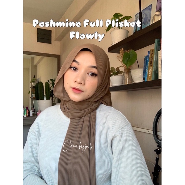 PASHMINA PLISKET FULL CERUTY BABY DOLL (free biest)