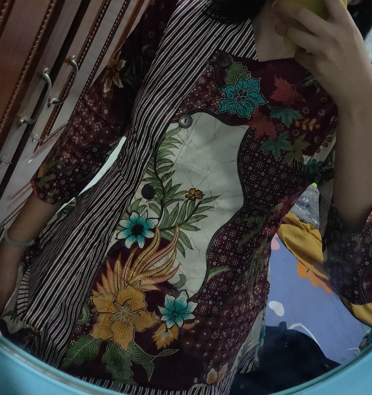 Batik Wanita - Atasan Blouse Batik Fashion Wanita 184 Size Xl