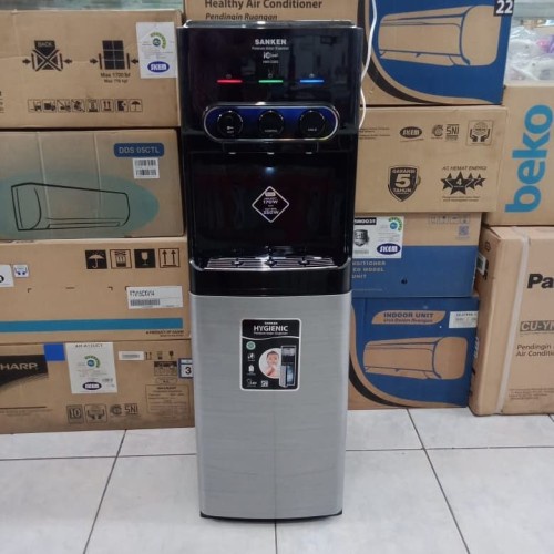 SANKEN Water Dispenser Bottom Loading HWD-C533IC GALON BAWAH STAINLESS STEEL