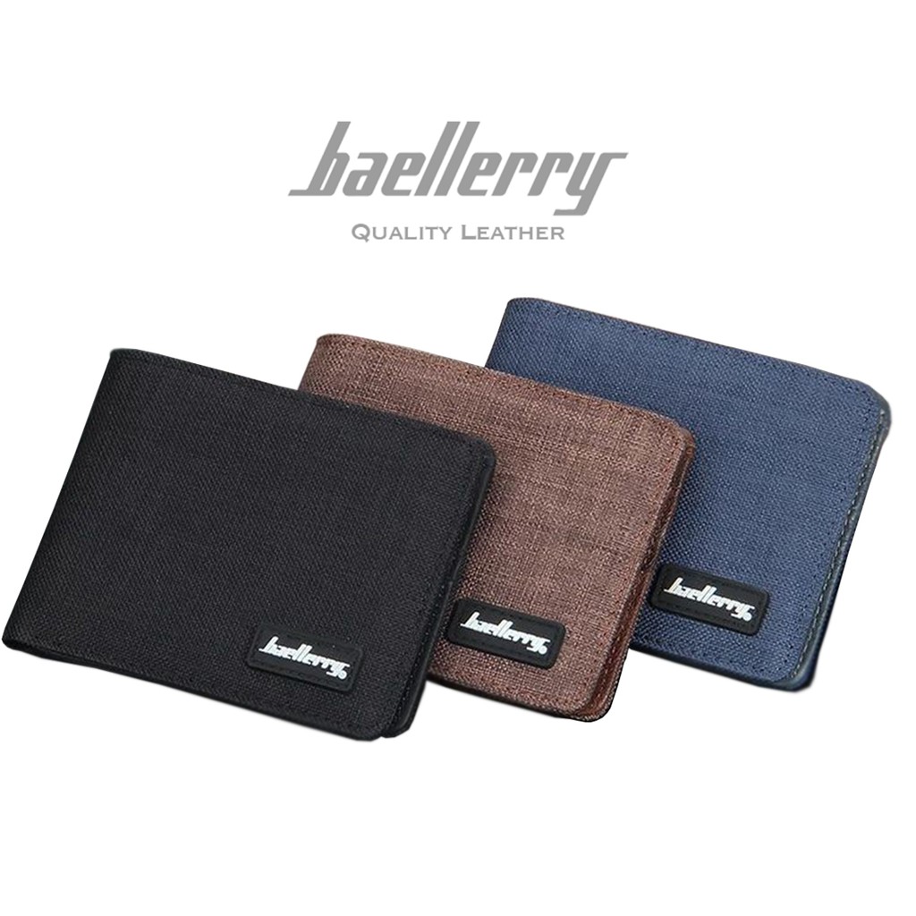 BAELLERRY D1870 Dompet Pria Bahan Kulit PU Leather Premium WATCHKITE WKOS
