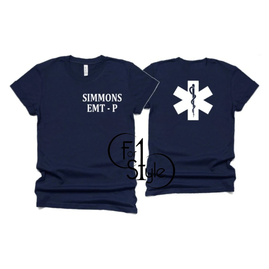 EMS Shirts , EMT Shirts , 1st Responders Custom Shirts , Personalized EMT Shirt , Bella Canvas