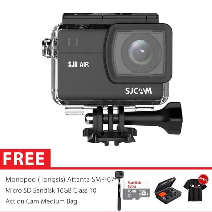 SJCAM SJ8 AIR Touchscreen Action Kamera Super 16GB