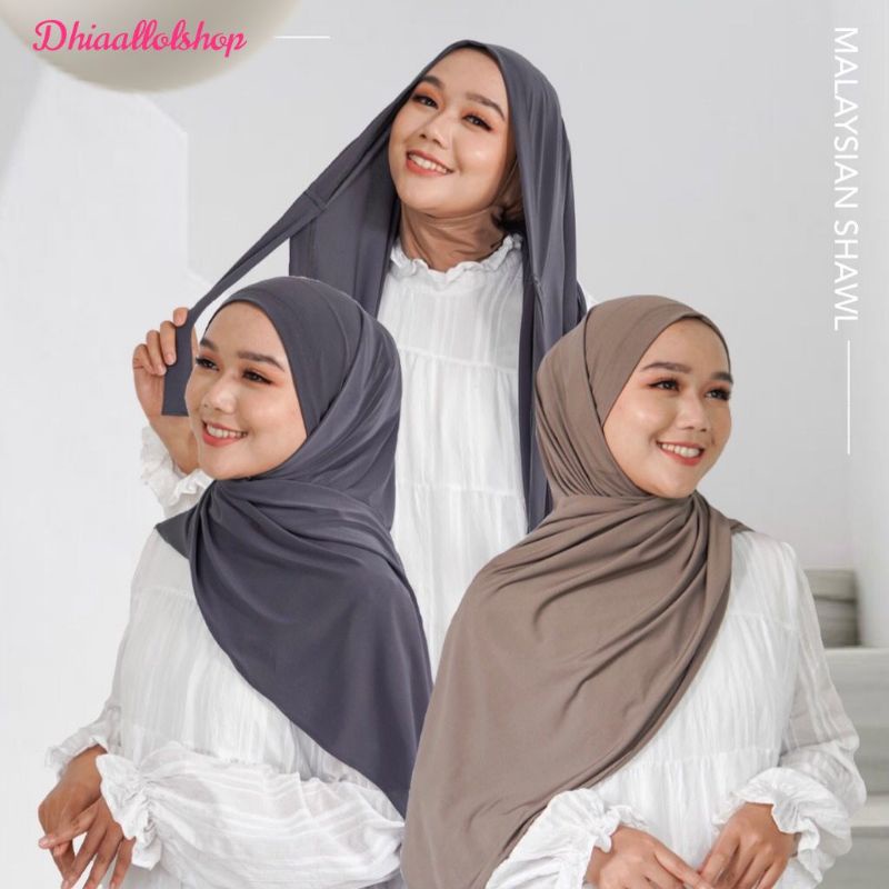 PASHMINA INSTAN PASHMINA MELAYU 3IN1