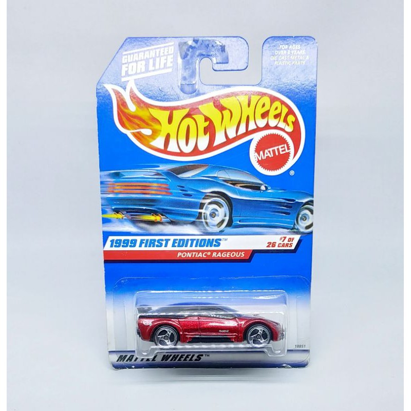 Hot Wheels  Pontiac Rageous 1999 First Editions