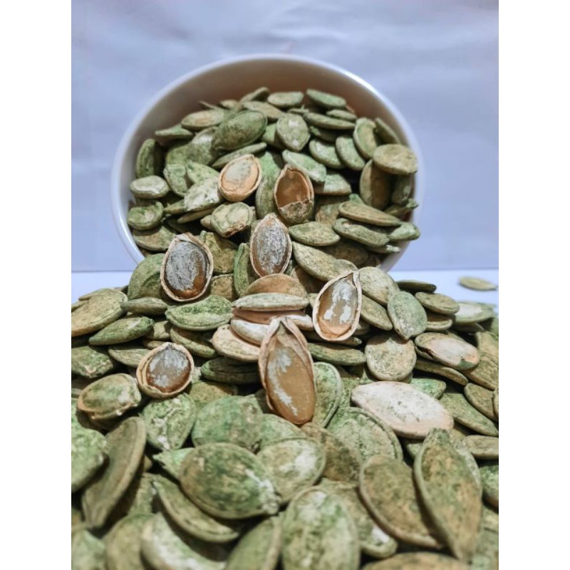 

Kuaci Green Tea Biji Labu 500gram
