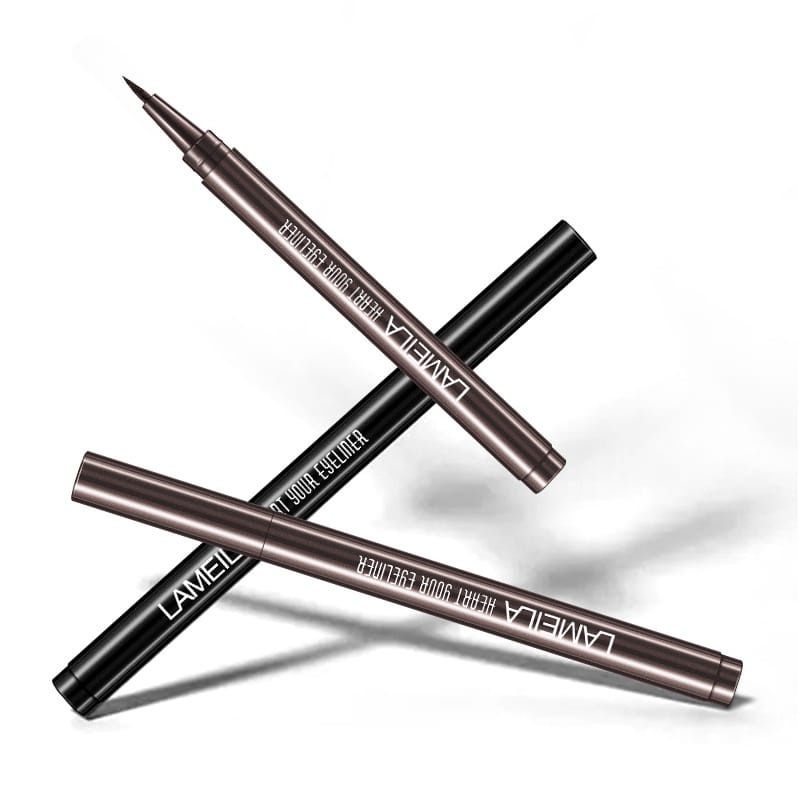 LAMEILA 841 EYELINER BLACK &amp; BROWN COLOR WATERPROOF &amp; LONG LASTING