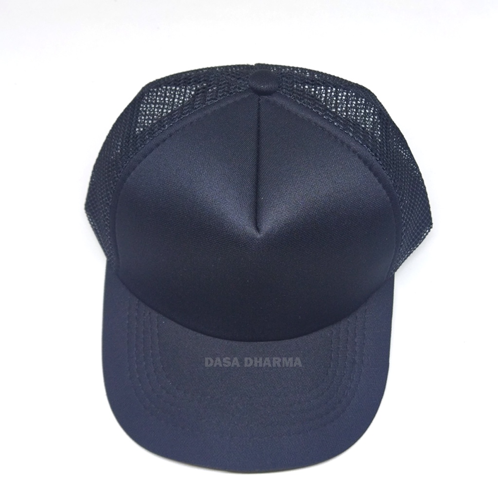 Topi Jaring Pria Hitam Polos Fashion Aksesoris