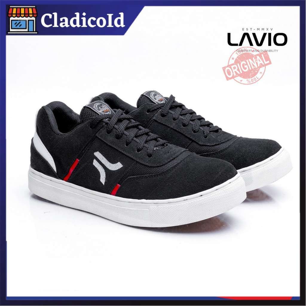 SEPATU SNEAKERS PRIA KEREN SNEAKER CASUAL OUTDOOR  ORIGINAL ANAK MUDA NONGKRONG SEKOLAH LAVIO