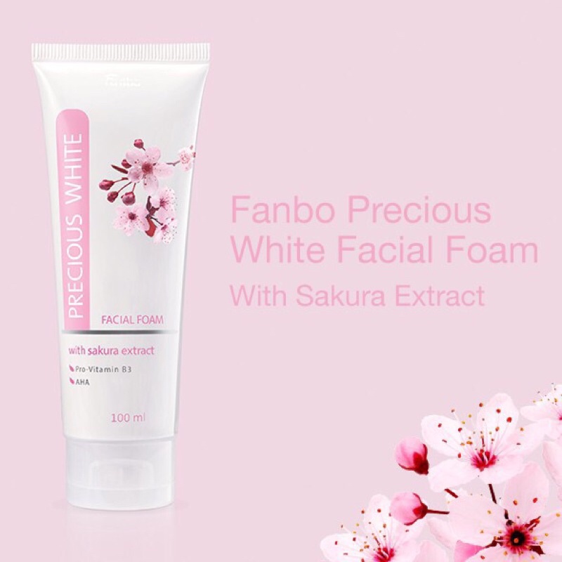 FANBO PRECIOUS WHITE FACIAL FOAM 100ml