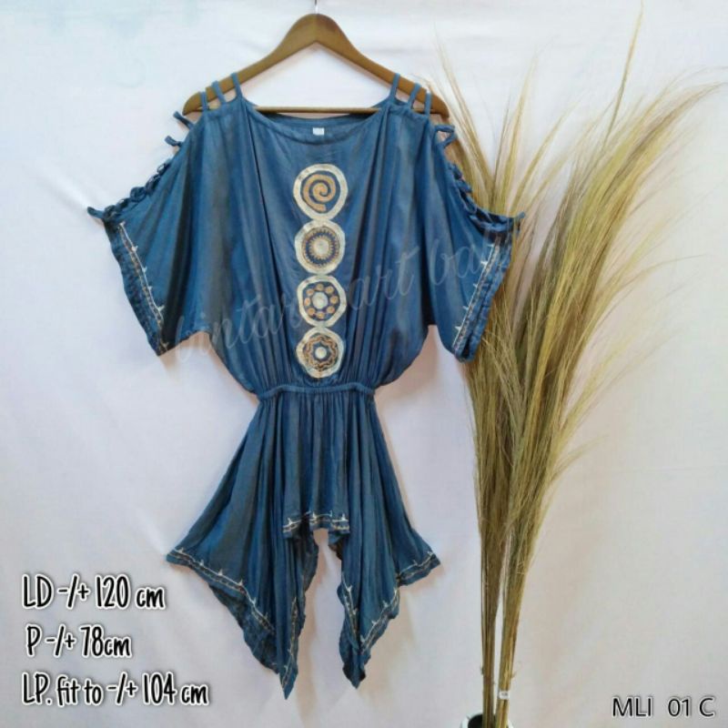 baju wanita baju atasan bordir wanita mini dress bordir baju santai fashion wanita
