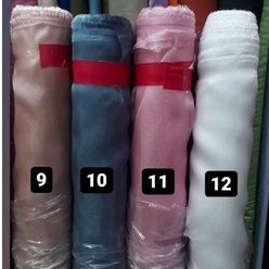 Bahan organza Kristal/Organza kristal/Hijau mint