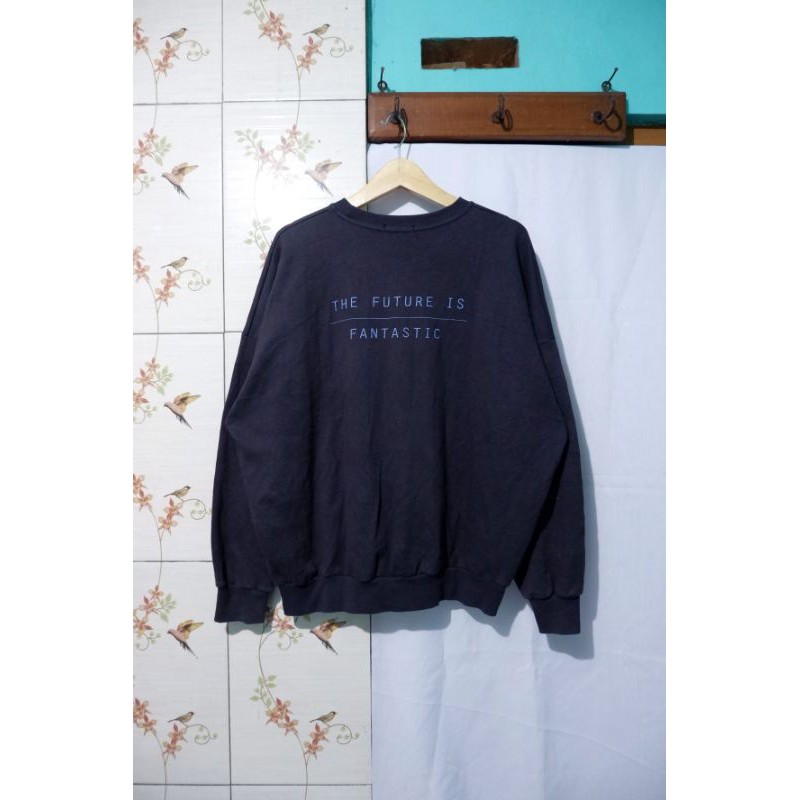 Codes Combine Fantastic Future Blackwash Oversized Crewneck