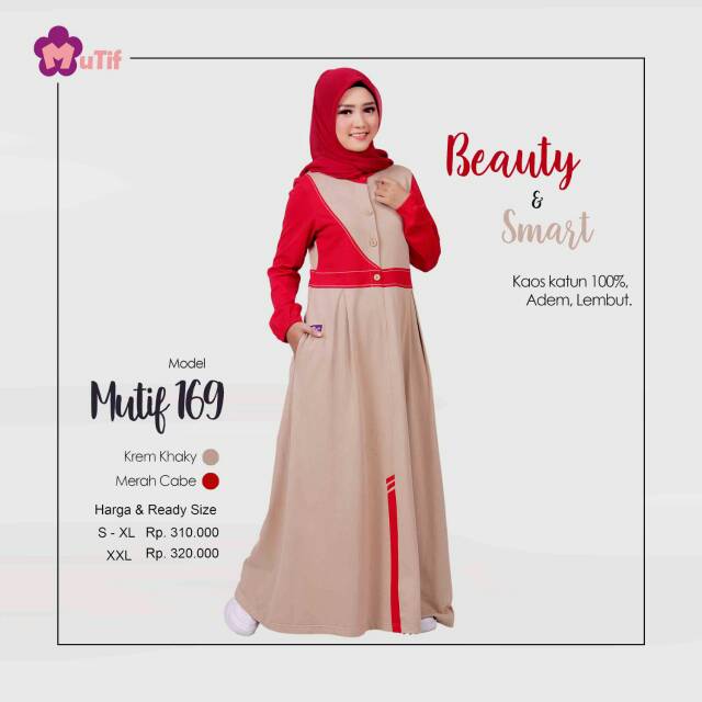 GAMIS PREMIUM MUTIF 169 ORIGINAL/BAJU MUSLIM TERUSAN