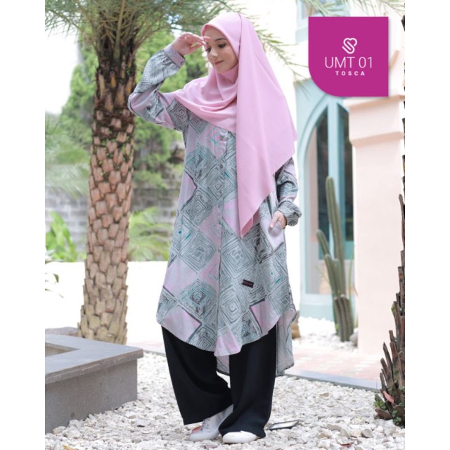 Baju atasan Tunik muslimah UMT01 ori Ukhti Munira busui freindly