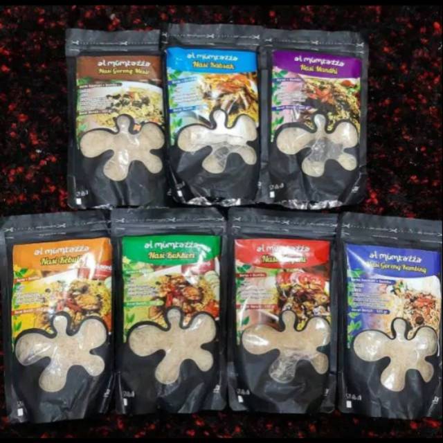 

NASI ARAB BERAS+BUMBU ALMUMTAZZA, TERSEDIA 7 ALL VARIANT