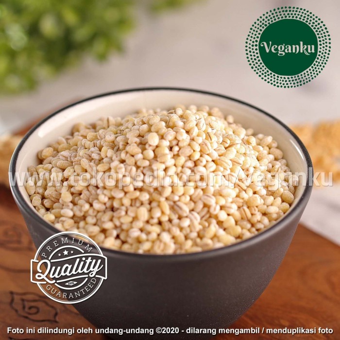 

Q12S Veganku - Biji Jali-Jali Barley Seed 500G Jali Organik Premium Pearl D51qs