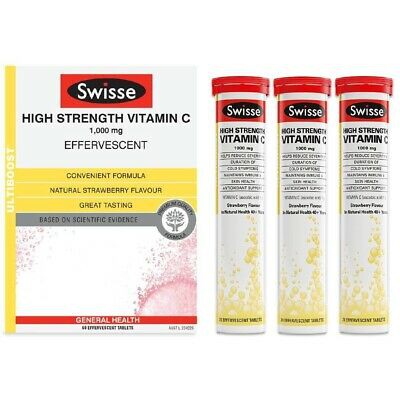 Swisse Ultiboost High Strength Vitamin C Effervescent 60 Tab