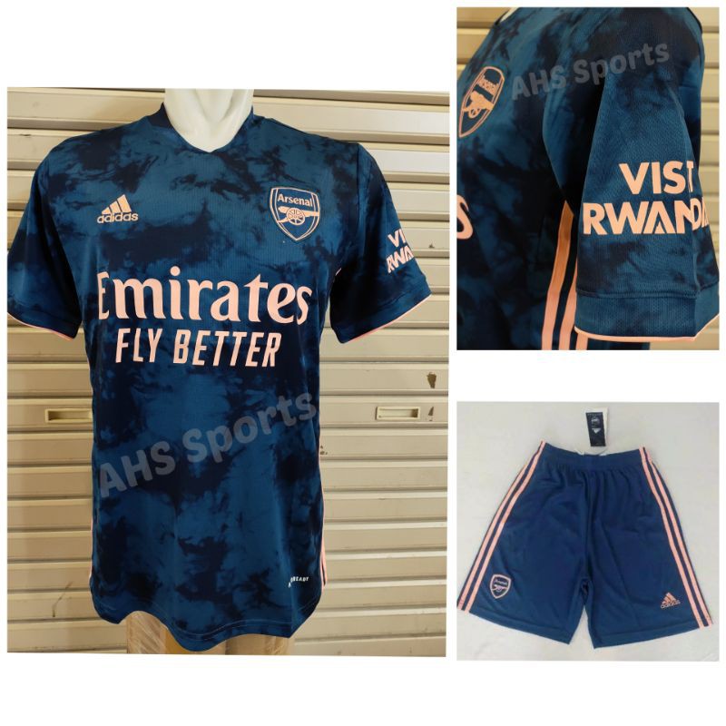 JERSEY ARSENAL 3RD THIRD 1 STEL 20 21 2020 2021 STELAN BAJU CELANA SET GO GRADE ORI THAILAND