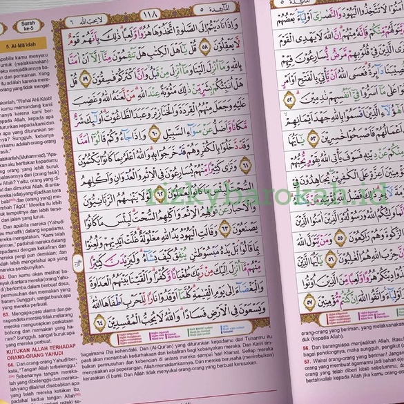 Quran Per Juz Mujazza Hafazan Samsia Rahman Khobir Hufaz A5 Sedang