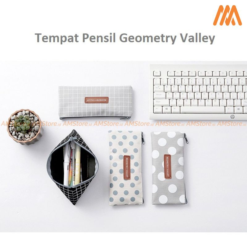 

AM - Tempat Pensil Geometry Valley Pencil Case / Tempat Kosmetik