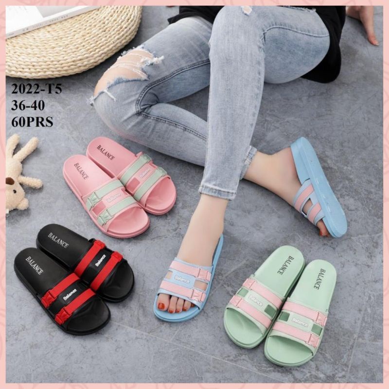 Sandal Wanita Jelly Karet Balance BLC 2022 Impor