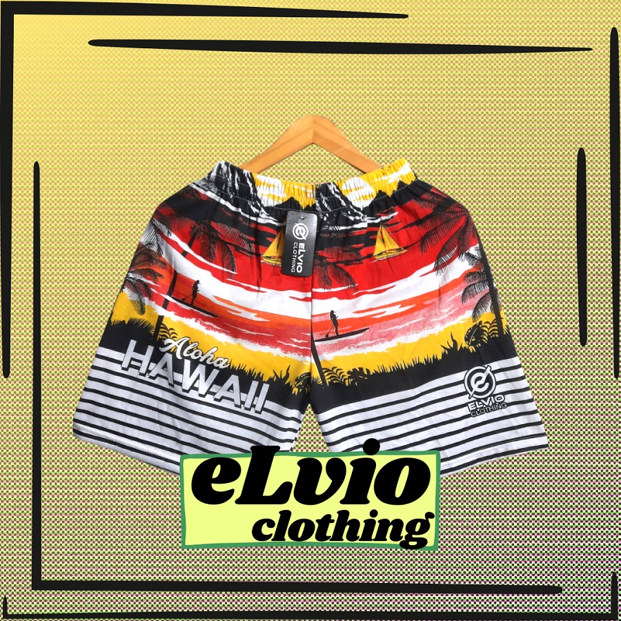 Celana boxer distro premium elvio clothing | Celana pendek | Celana distro