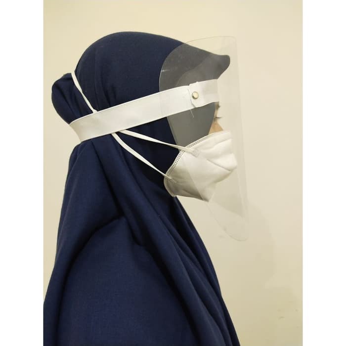 [GRAY.STORE178] Masker mika transparan pelindung wajah cegah virus/debu Mask FACE SHIELD APD - FM3