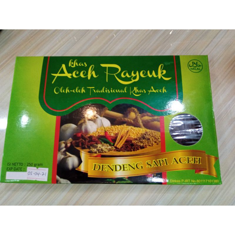 

Dendeng Sapi Aceh Rayeuk 250 gram