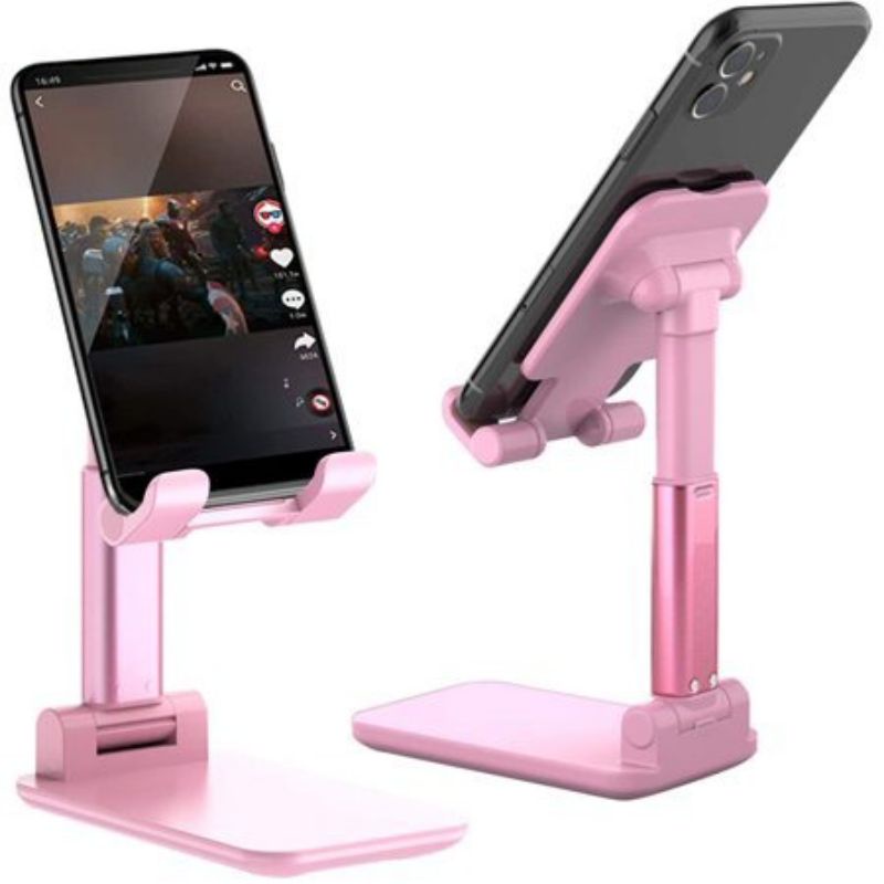 Phone Stand Holder HD23 Folding Dekstop HD-23 Holder Lipat Liftable Foldable Universal Dudukan HP di Meja