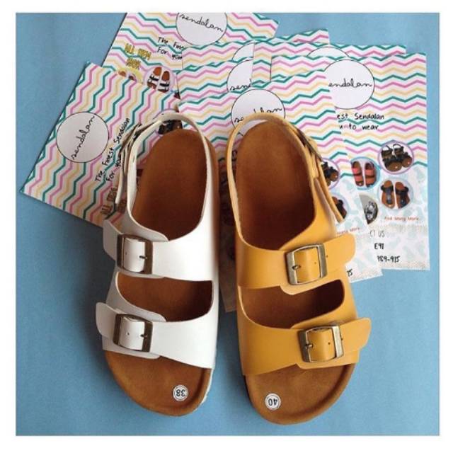 SB~MALAWI SANDAL BIRKEN WANITA TALI GESPER