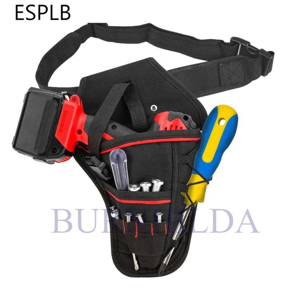 Tas Pinggang Perkakas Drill Holster Waist Tool Bag accesoris mobil burnhilda