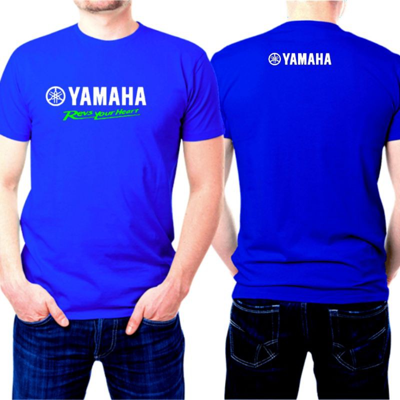 kaos otomotif baju tulisan yamaha revs your heart