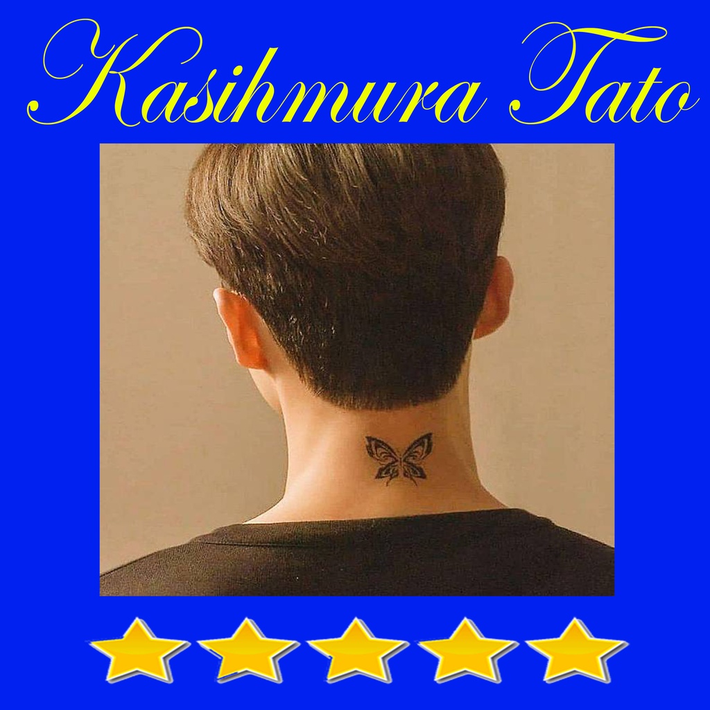 tato temporer bts kupu kupu song kang