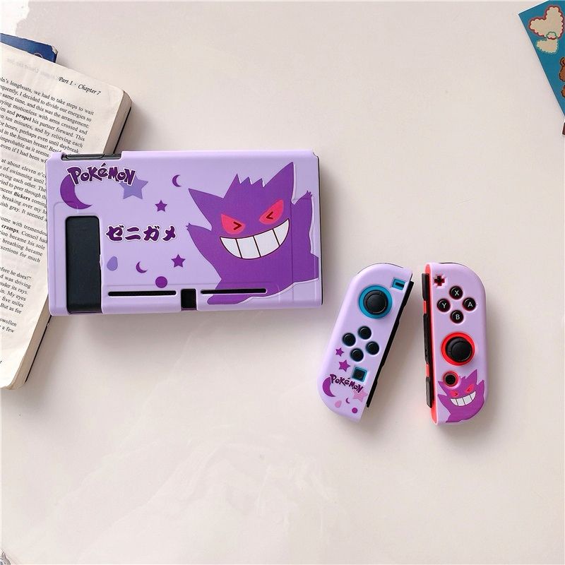 Case Nintendo Switch v2 v1 Pokemon Squirtle Gengar Bulbasaur Softcase