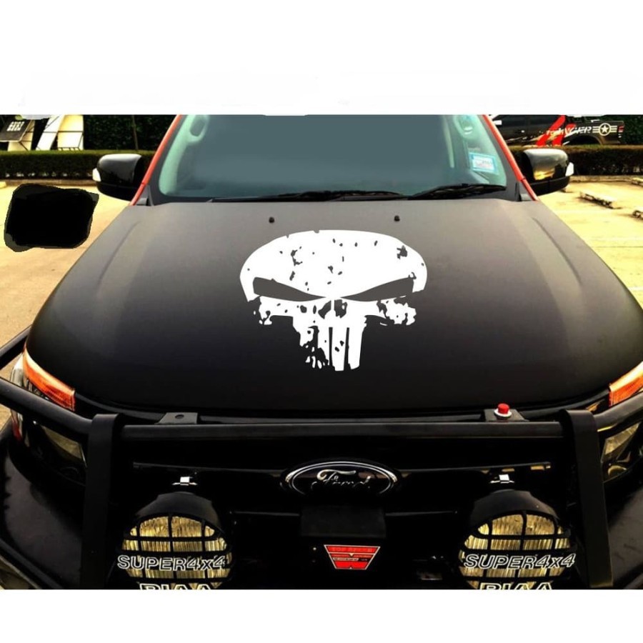 NEW STIKER KAP PUNISHER STICKER FORD RANGER HILUX NAVARA D-MAX TERRANO TERLARIS