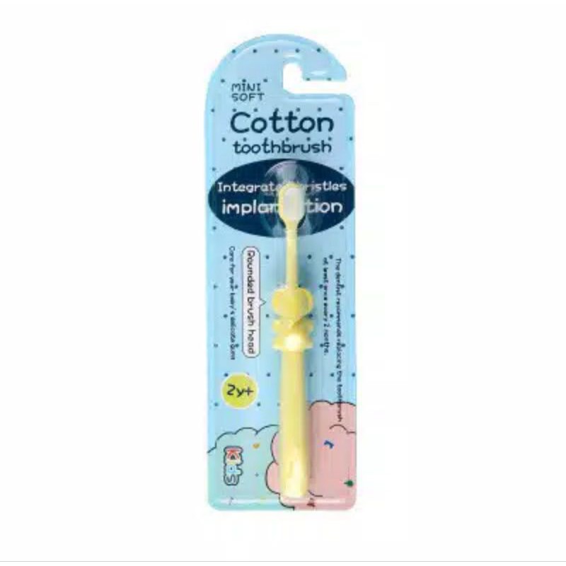 Sikat Gigi Anak Karakter Super Lembut Cotton Tootbrush Mini Soft Original Produck