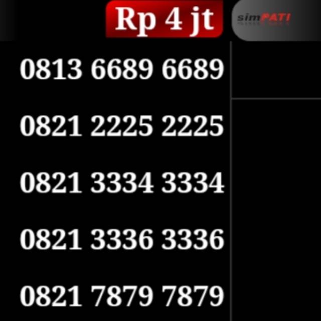 Nomor nomor  perdana cantik simpati hoki