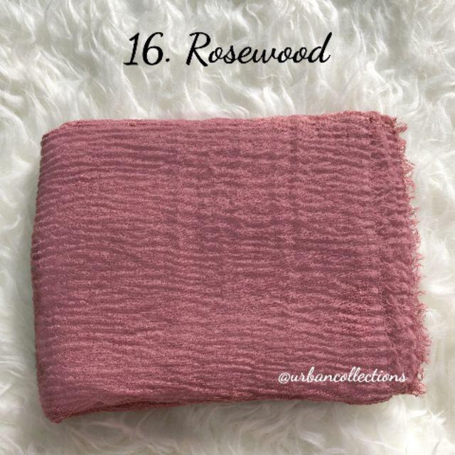 [COD] New premium crinkle hijab arabian shawl/pashmina rawis/hijab import hijab modis/arabian hijab-16. Rosewood