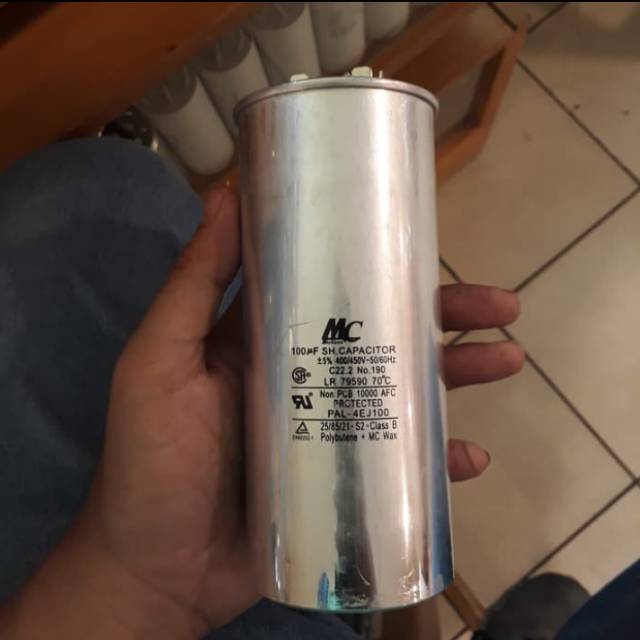 Kapasitor Running MC 100uf 400/450V