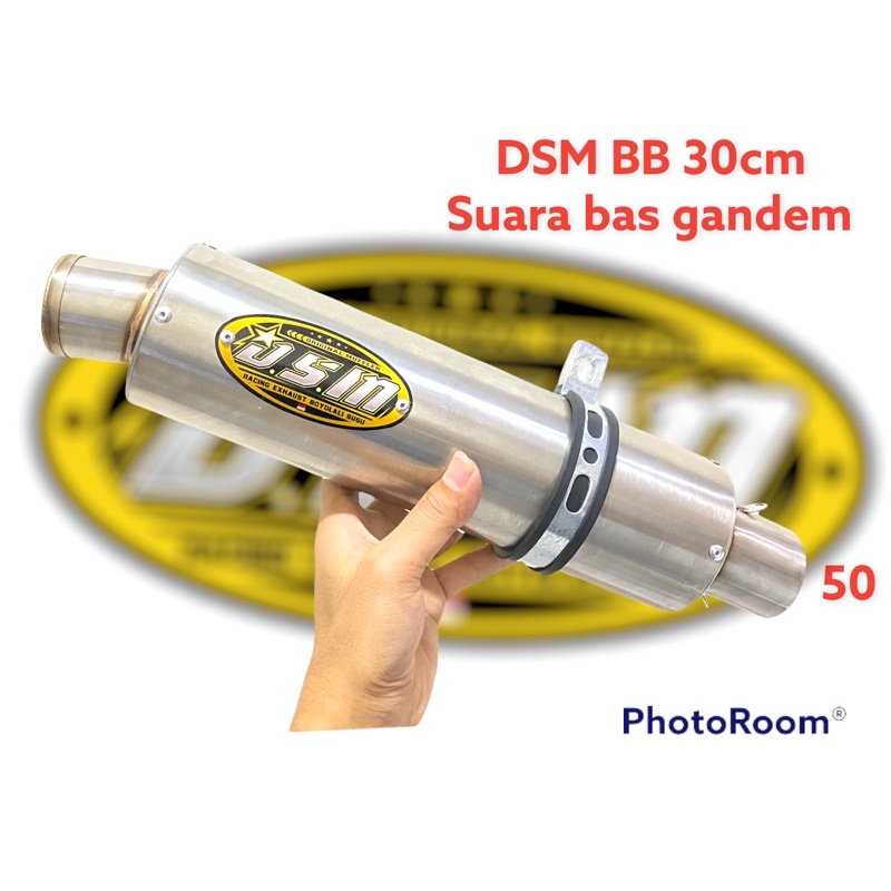 Knalpot Dsm Bulat kompetisi 30cm Bukan Dpj Bss rps wrx cts