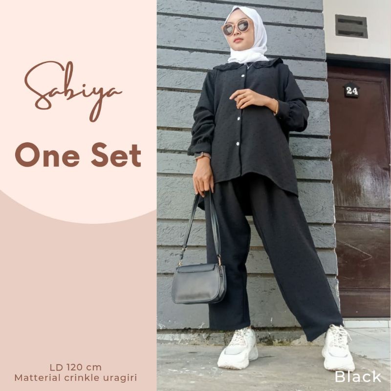 Sabiya Oneset Uragiri//oneset dewasa bahan crinkle uragiri//oneset jumbo