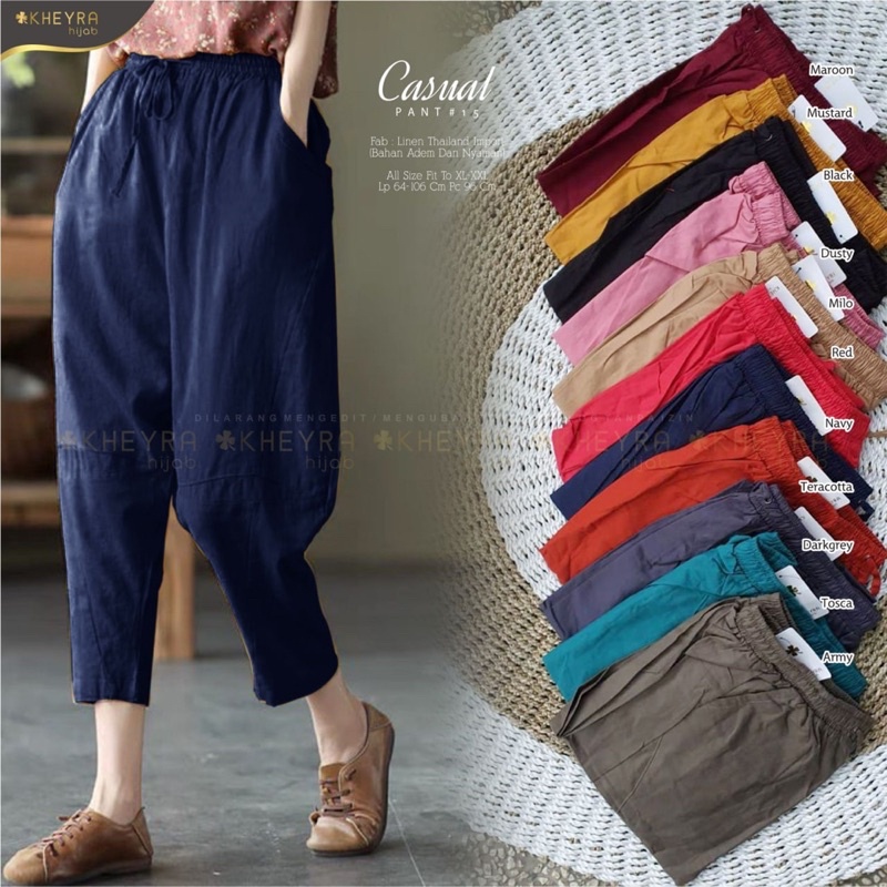 CASUAL PANTS #15 BY KHEYRA HIJAB SOLO