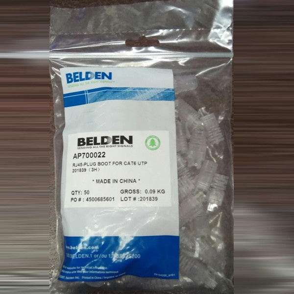 Belden Plugboost Cat.6 (50 Pieces) Part No AP700022